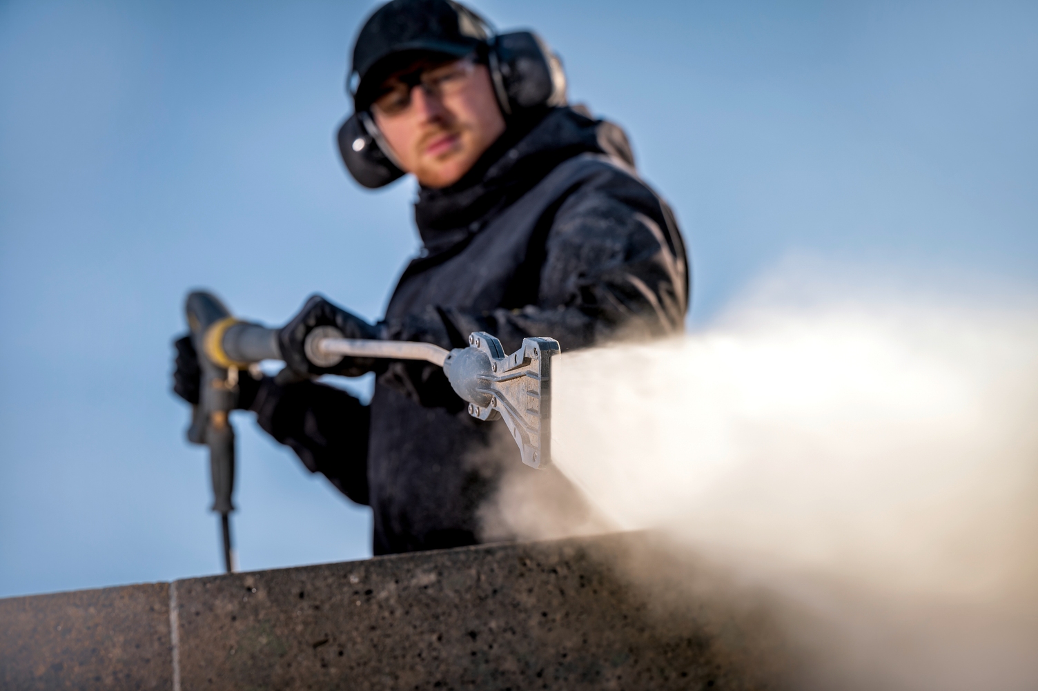 high pressure cleaning with the ecobooster