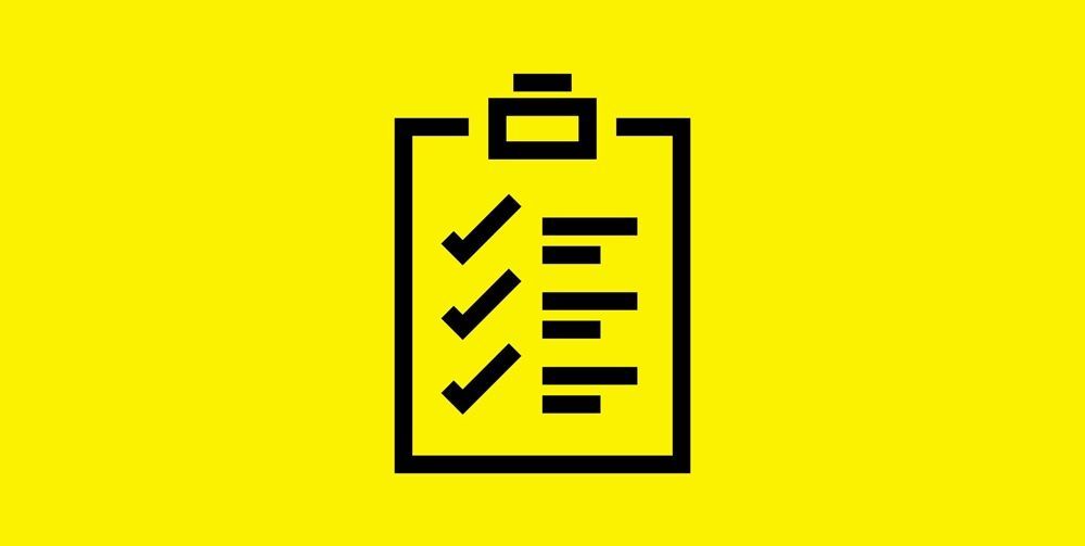 Documentation of all hygiene measures Checklist