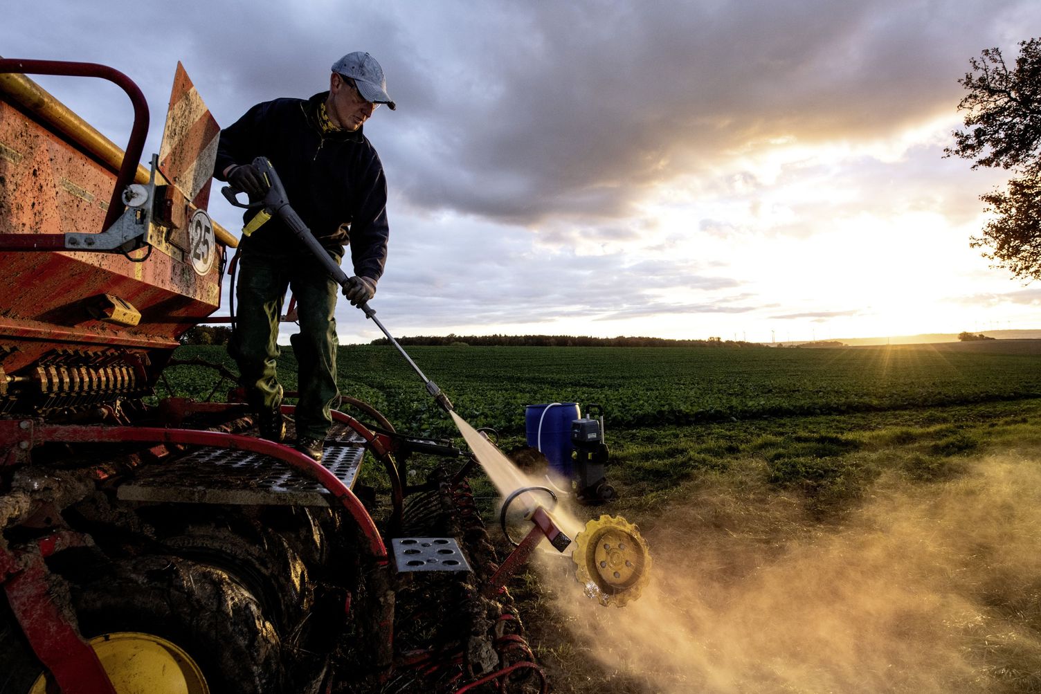Cleaning attachments in the field