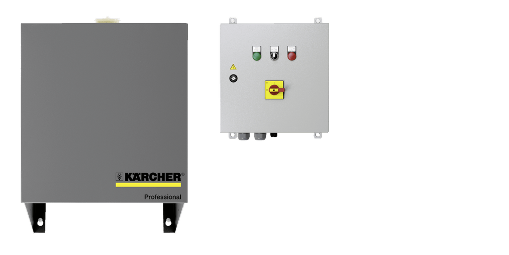 Kärcher HWE 860 hot water generator Image of the Kärcher HWE 860 hot water generator