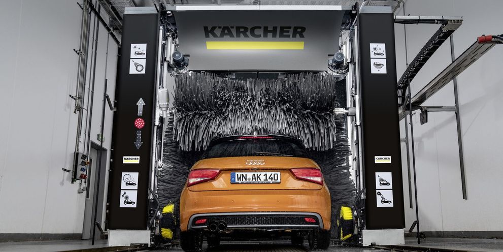 The Kärcher CW 1 Klean!Fit gantry car wash The Kärcher CW 1 Klean!Fit gantry car wash