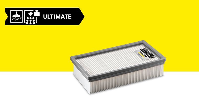 Ultimate flat pleated filter for all Kärcher NT Tact models
