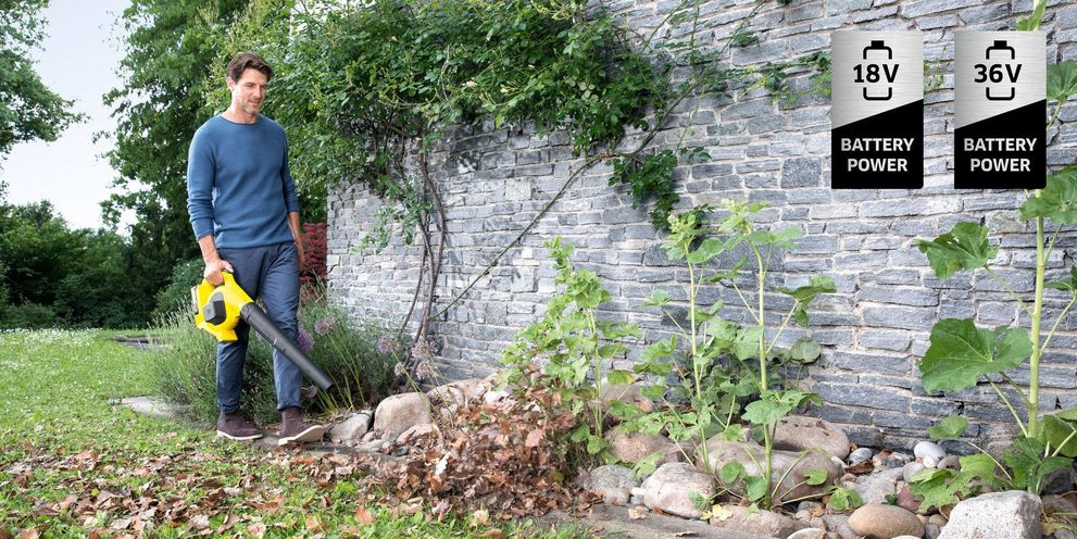 Kärcher battery leaf blowers and blower vacs Kärcher battery leaf blowers and blower vacs