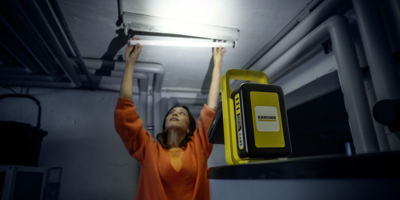 Battery lamp for illumination Kärcher battery lamp for illumination