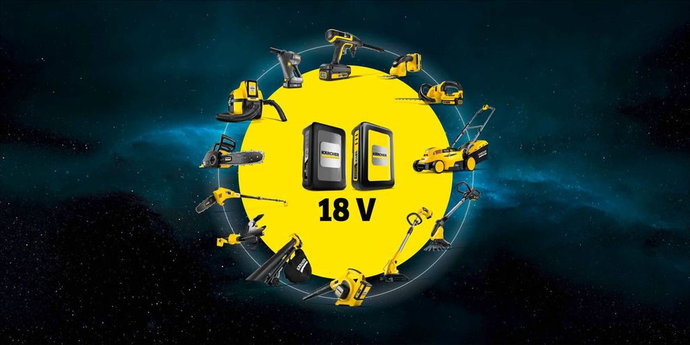 Battery Universe overview 18 V Kärcher Battery Universe overview 18 V