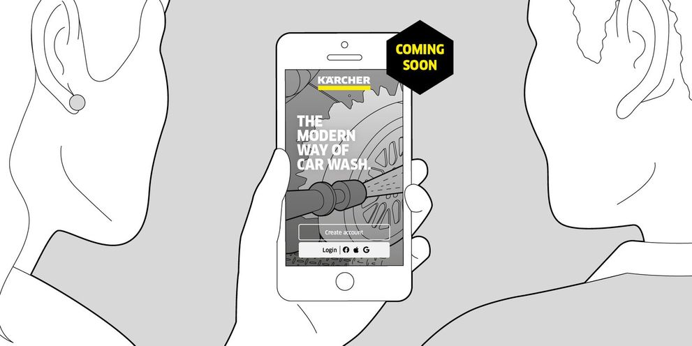 Kärcher Pay&Wash – the clever app for mobile payment