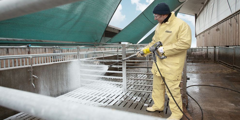 Kärcher: Preventing foot and mouth disease