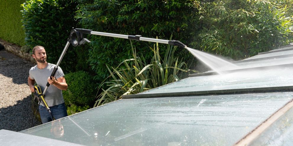 Cleaning conservatory