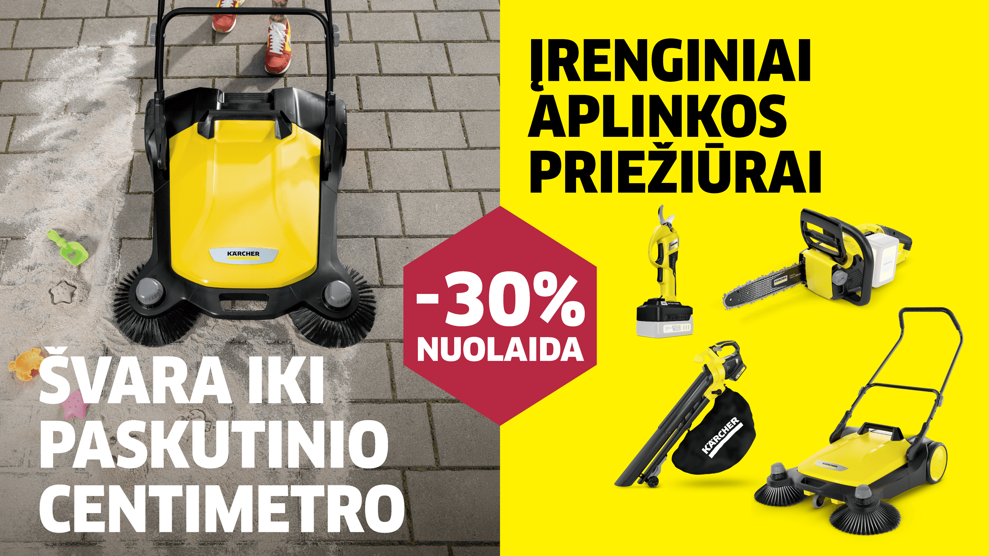 kiemo valymo patarimai | Karcher