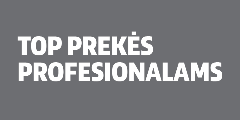 TOP prekės profesionalams