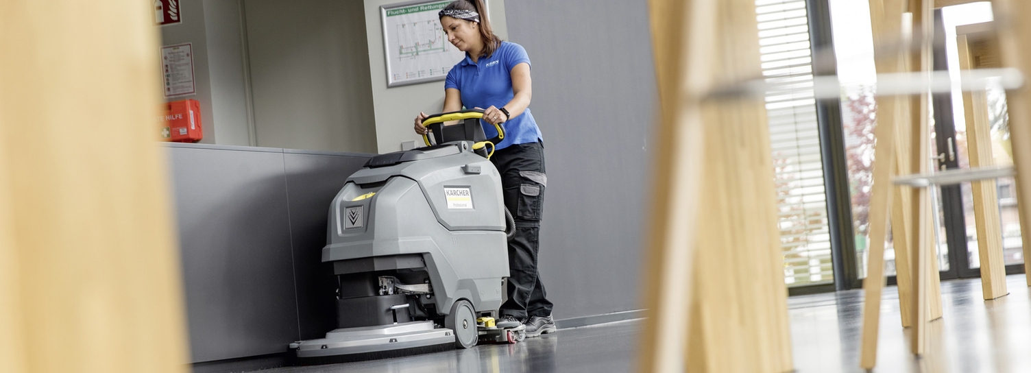 B 50 W push scrubber dryer B 50 W push scrubber dryer from Kärcher