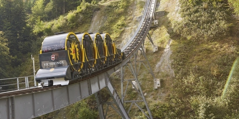 It climbs steeply!