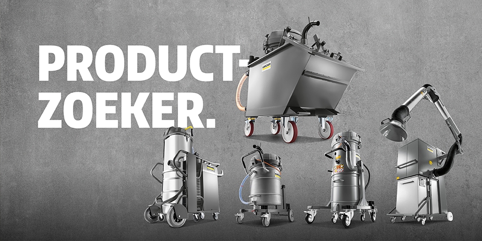 Productzoeker industriezuigers Productzoeker industriezuigers