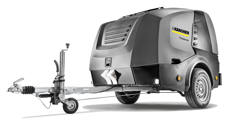 Karcher warmwater-hogedruktrailer