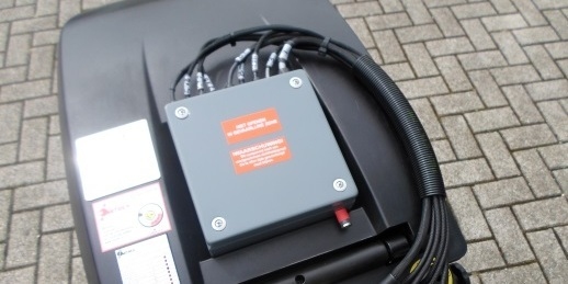 Kärcher veegmachine met IP5X behuizing