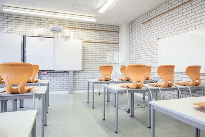 Empty classroom