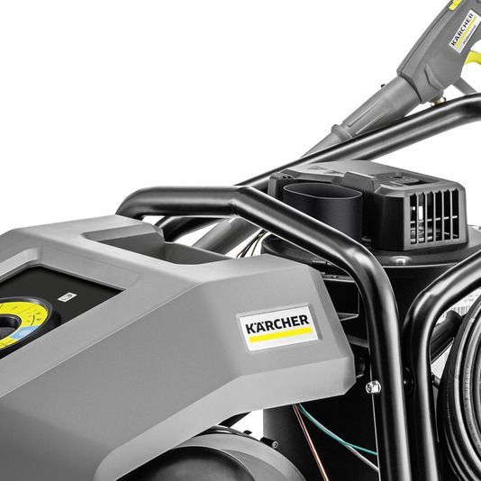 The tubular steel frame of the super class hot water high-pressure cleaners