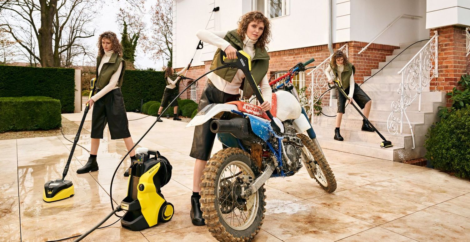 Different applications for Kärcher pressure washer accessories