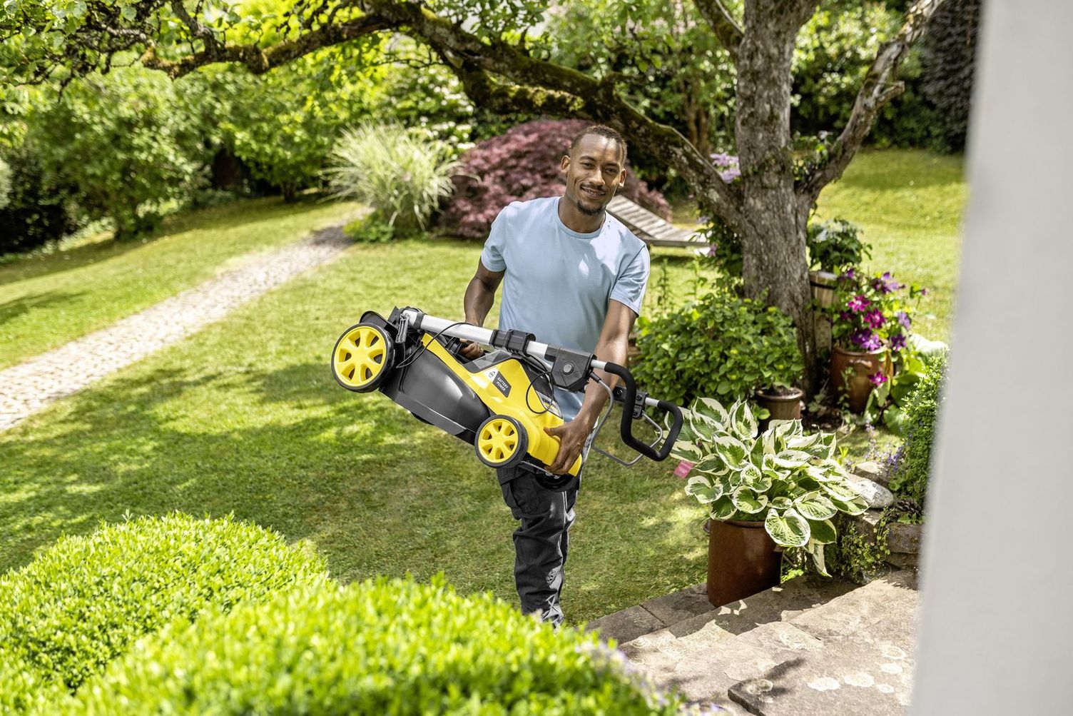 Putting Kärcher lawn mowers away for the winter