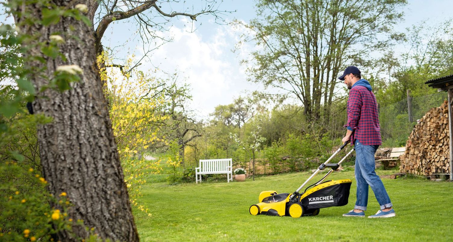 Kärcher tips for mowing the lawn