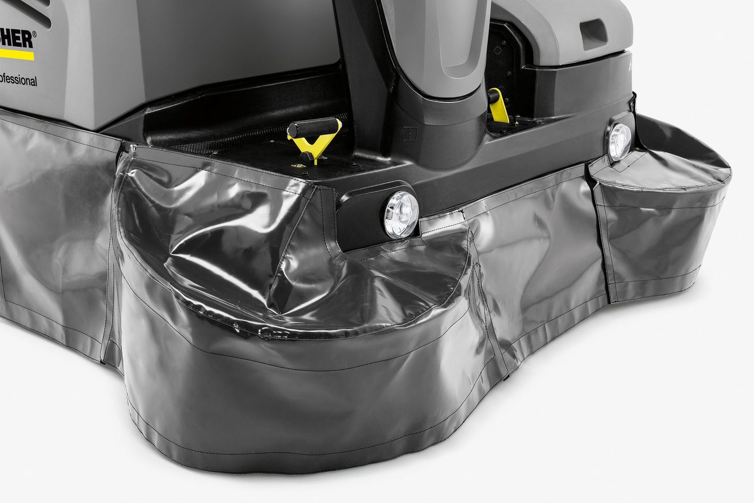 Low-dust sweeping in the warehouse