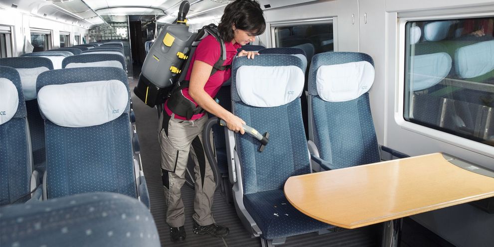 Battery-powered backpack vacuum BV 5/1 Bp