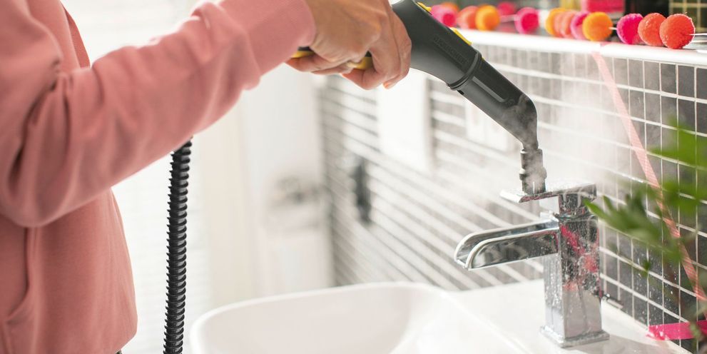Kärcher tips for cleaning sinks and taps