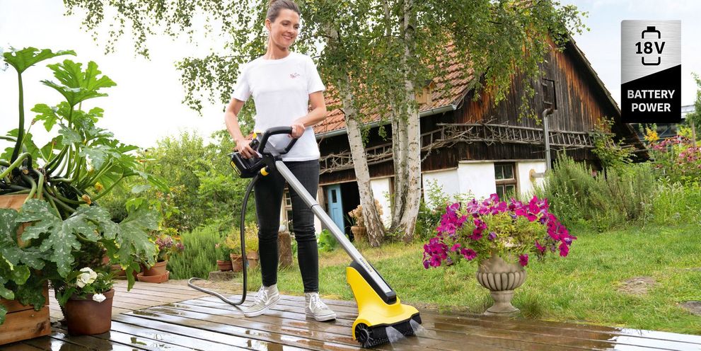 Kärcher cordless patio cleaner