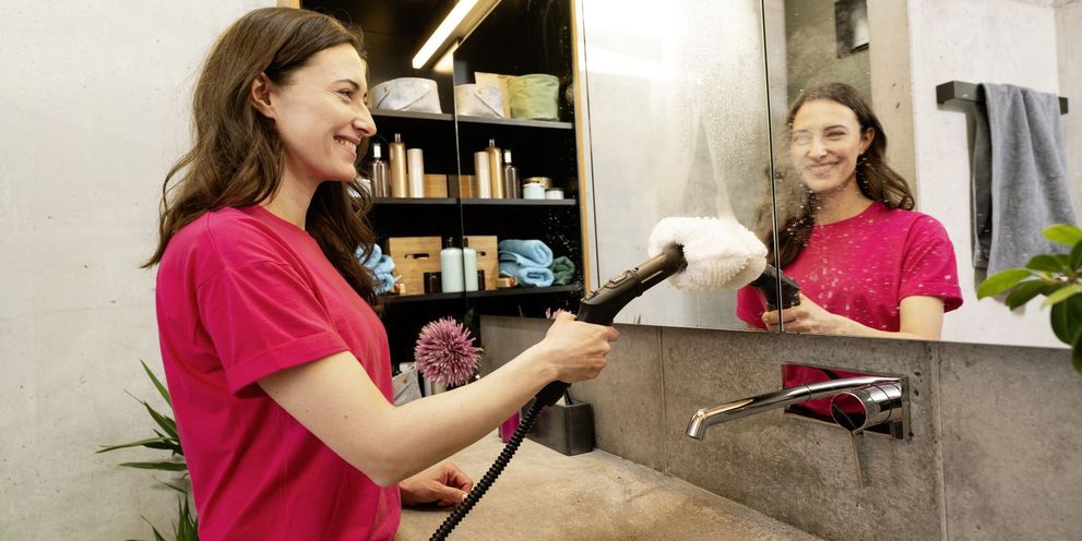 Kärcher tips for cleaning mirrors