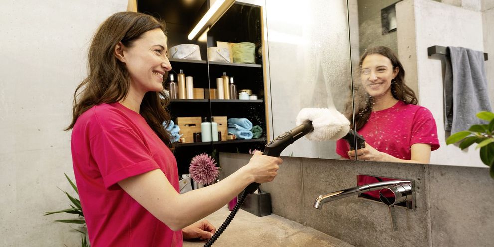 Kärcher tips for cleaning mirrors