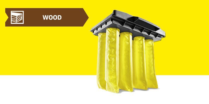 Wood cartridge filter for single-motor Kärcher Tact vacuum cleaner