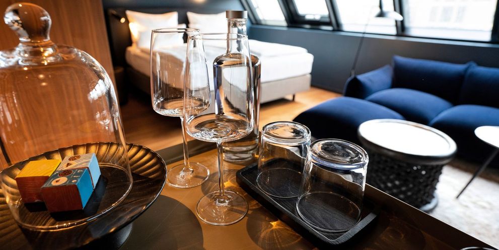 Minibar in the hotel