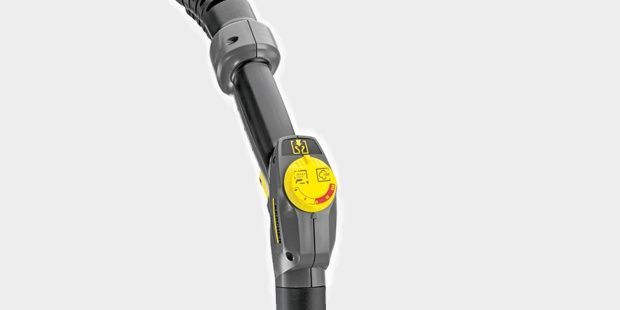 Mit einem Griff einstellbar