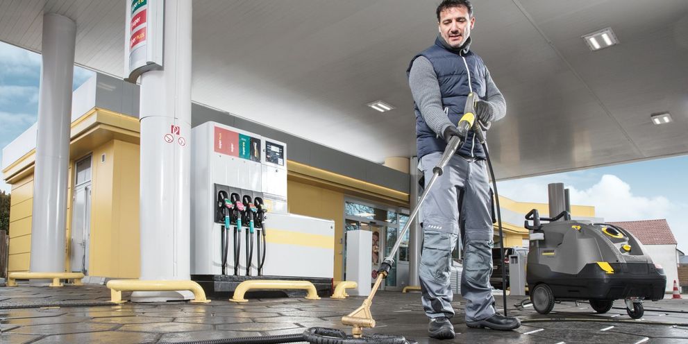 Forecourt cleaning
