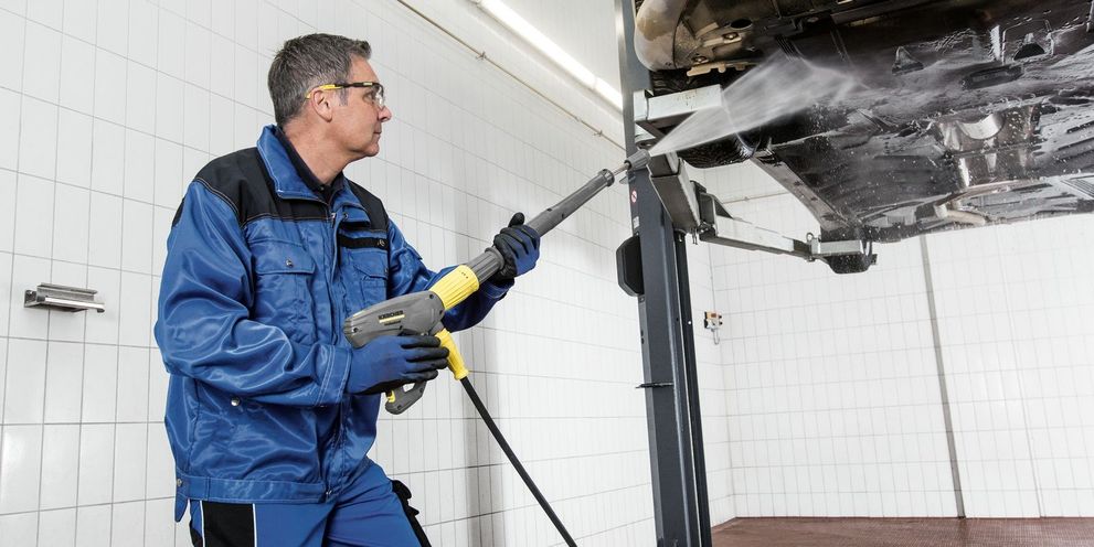 Setting up a wash bay
