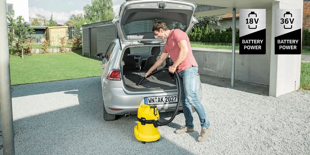 Kärcher cordless wet and dry vacuum cleaners