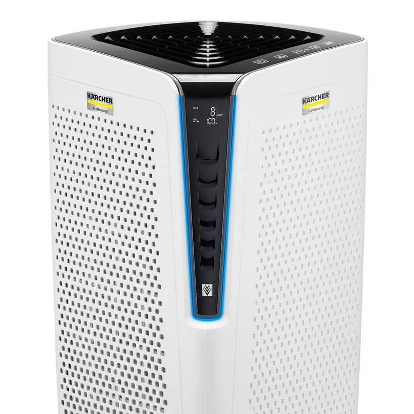 Purificatorul Kärcher AF 100 cu afișaj integrat Purificatorul Kärcher AF 100 cu afișaj integrat