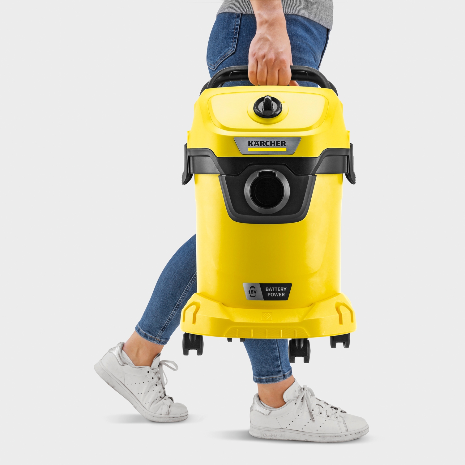 Mâner ergonomic al aspiratorului WD