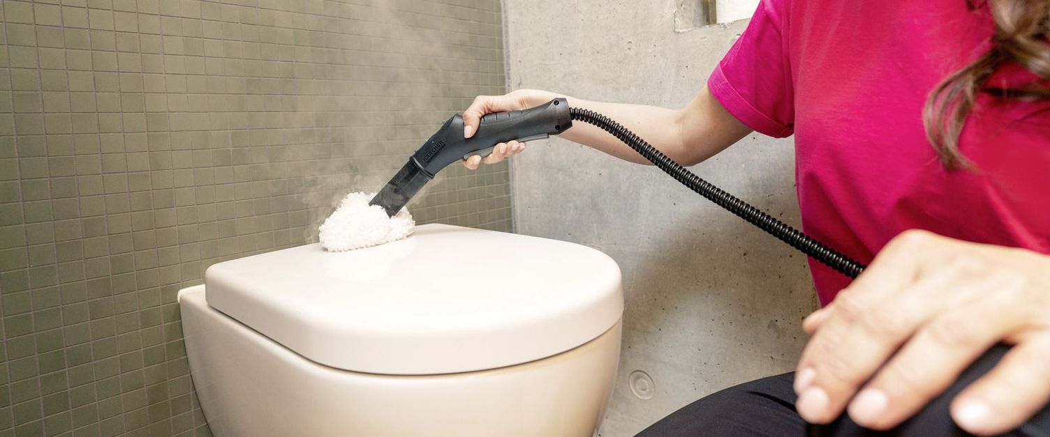 Tips on cleaning toilets with a Kärcher device
