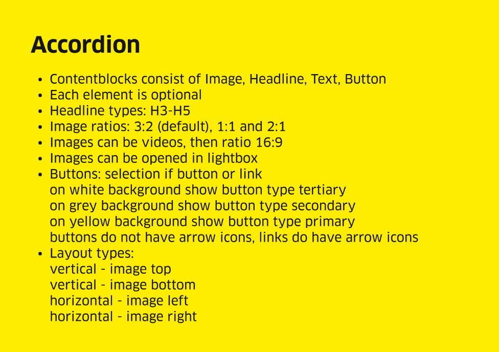 Definitions for Content Element Accordion from Figma File