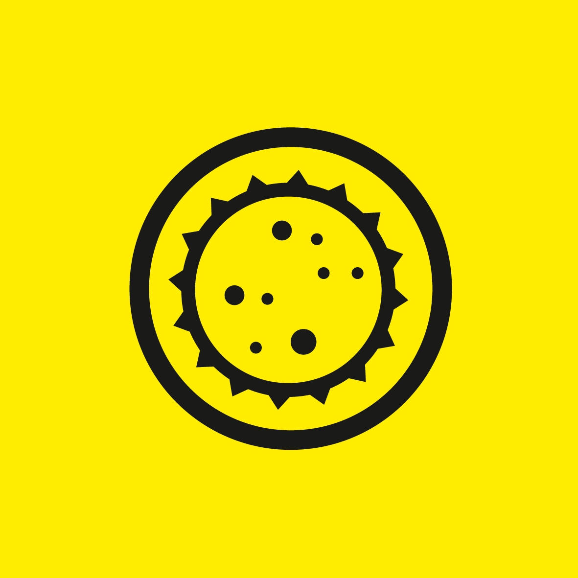 Picto showing a virus