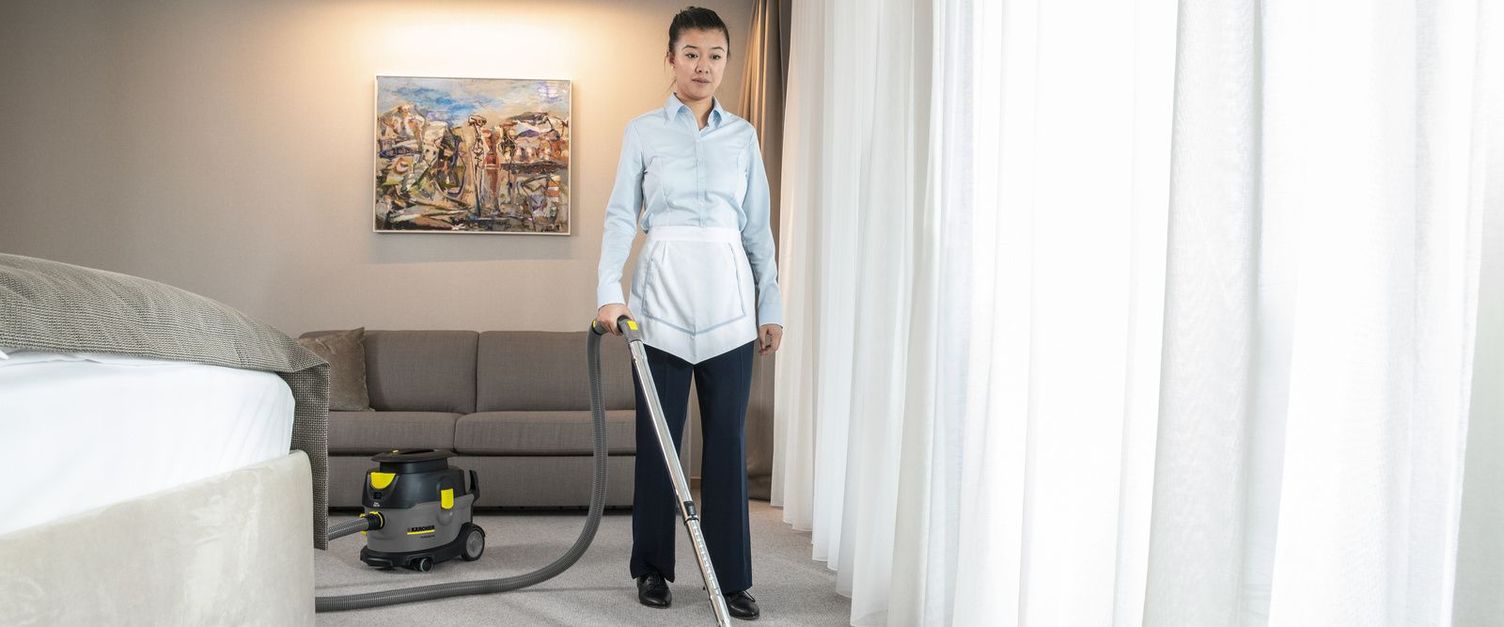 Hotel room cleaning Kärcher: hotel room cleaning