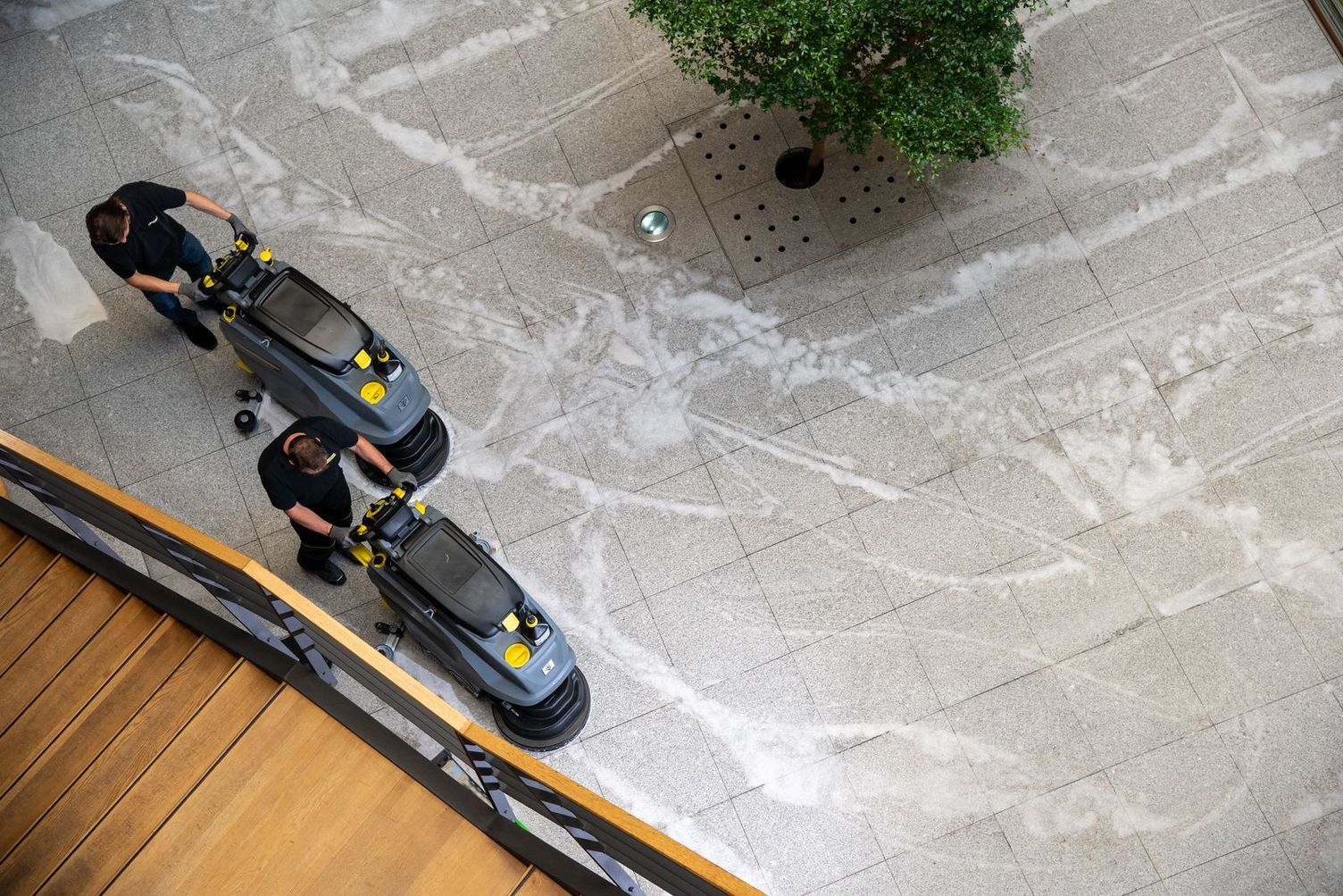 Cement film removal