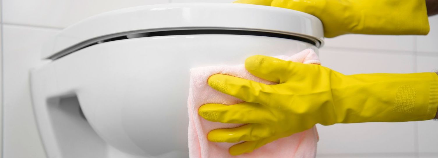 Kärcher tips for cleaning toilet exteriors