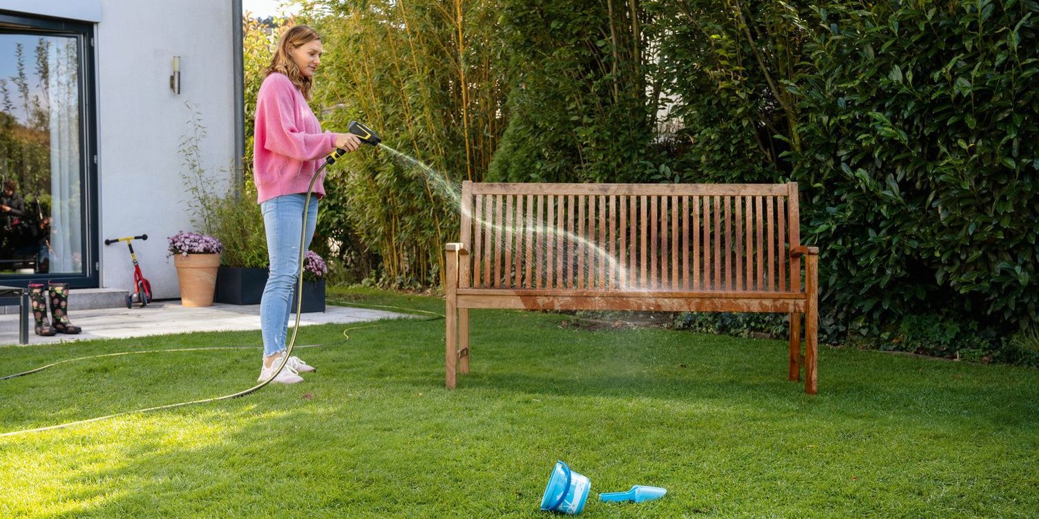 Bench cleaning WBS 3 Cleaning a bench with the WBS 3