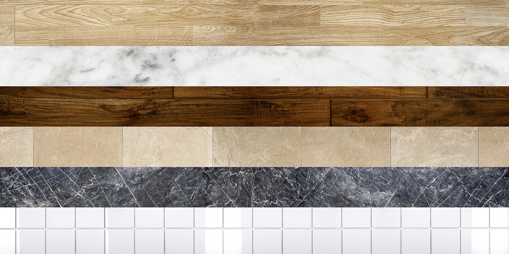 Different kinds of floorings Different kinds of floorings