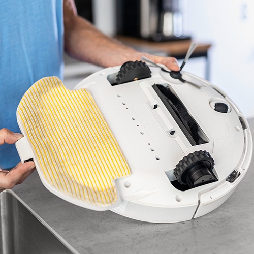 Microfibre cleaning cloth is easily changable