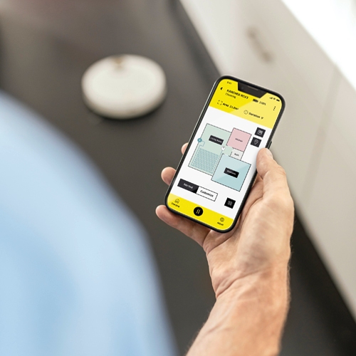 Home Robots App view of apartment map