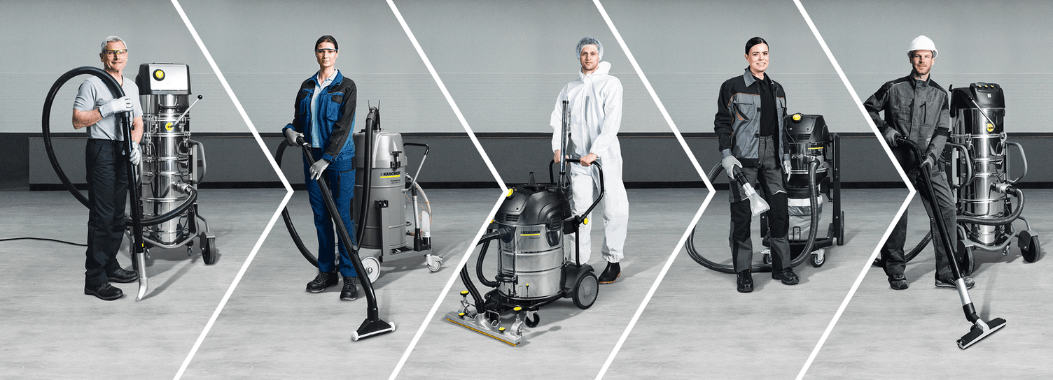 Industrial vacuums from Kärcher to suit every sector.