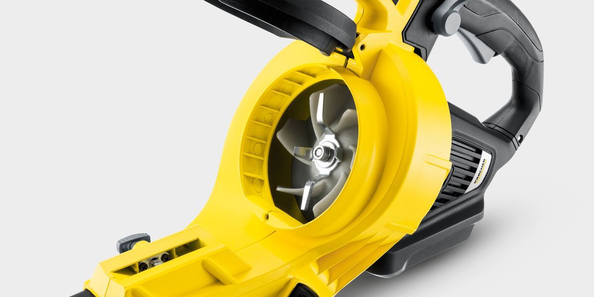 The motor of the Kärcher cordless leaf blower and garden vac 
